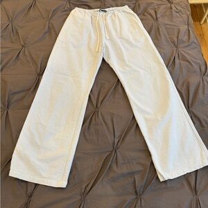 Brandy Melville Blue / White Striped Joggers